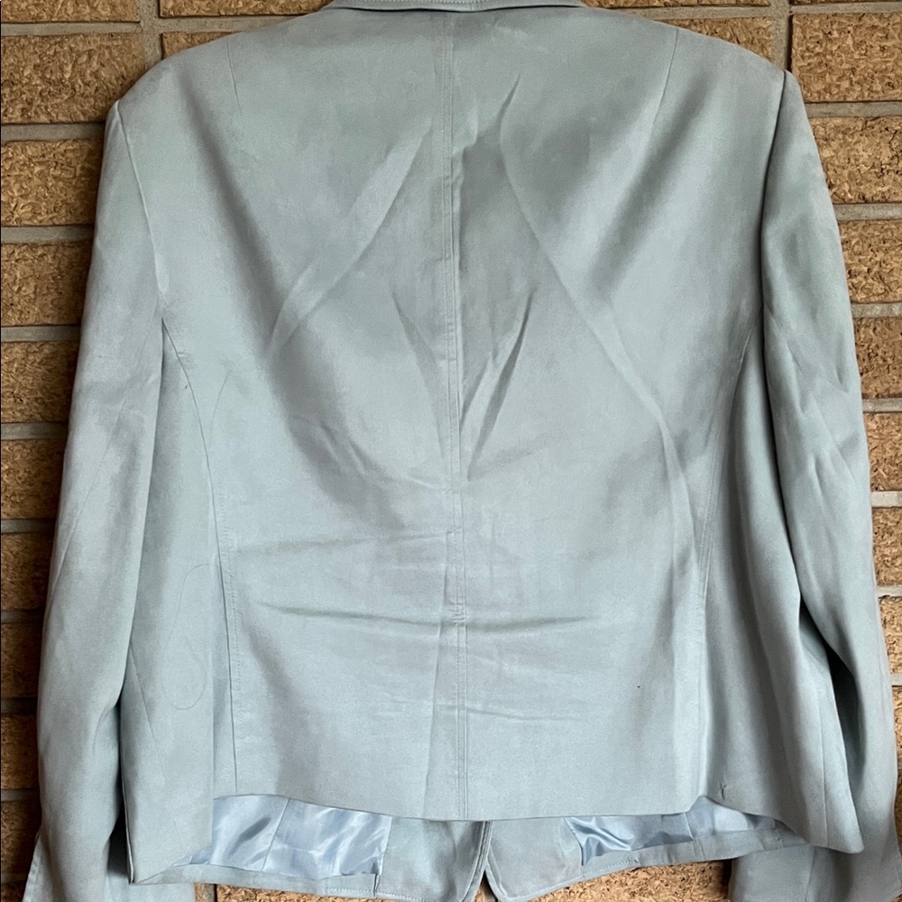 Talbots Light Mint Green Tailored Button Blazer - image 6